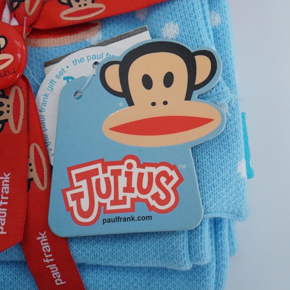 Paul Frank Julius Monkey Beanie Scarf and Button - Picture 4 of 10